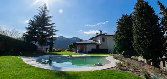 Sand pool mountain range