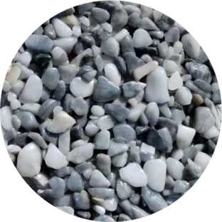 Grigio Bardiglio Pebble Sample Grigio Bardiglio Pebble Sample