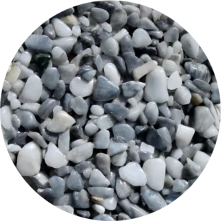 Grigio Bardiglio Pebble Sample Grigio Bardiglio Pebble Sample